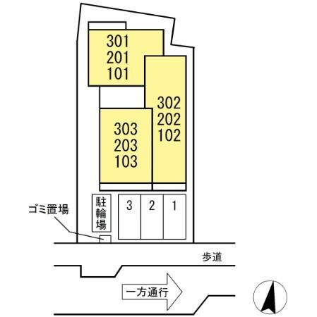 エクラノーブルの区画図