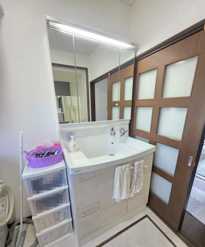 北見市春光町２丁目１５１番地４１　中古売家の独立洗面台|洗髪洗面化粧台