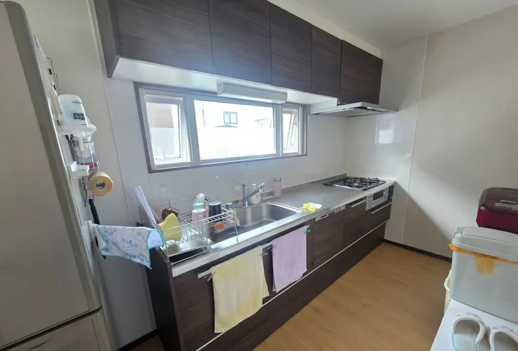 北見市春光町２丁目１５１番地４１　中古売家のキッチン|食器洗乾燥機付き