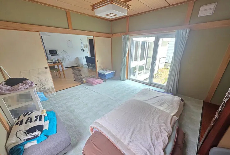 北見市春光町２丁目１５１番地４１　中古売家の和室|1階8帖和室