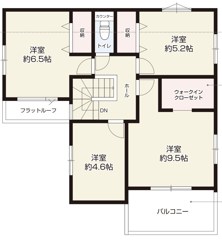 【仲介手数料無料】所沢市北秋津１１期全１棟　所沢市の不動産なら西武ハウジングの間取り