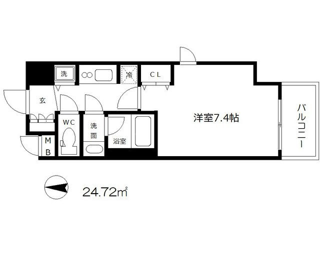 ララプレイス大手通LDの間取り|ララプレイス大手通LD　間取り