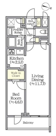 【間取り】 | ＣＲＥＡＬｐｒｅｍｉｅｒ西馬込