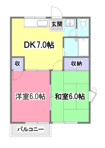 フルーツハウスの間取り
