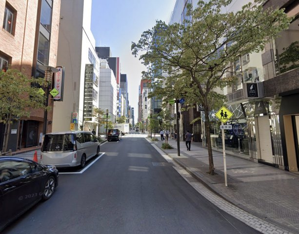 中央区銀座７丁目の店舗事務所の周辺