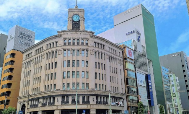 中央区銀座７丁目の店舗事務所の周辺