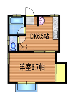 【間取り】 | ハイム伊東Ⅱ