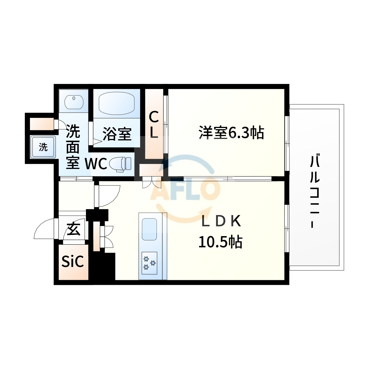 リンクハウス松屋町レジデンスの間取り|リンクハウス松屋町レジデンス　間取り