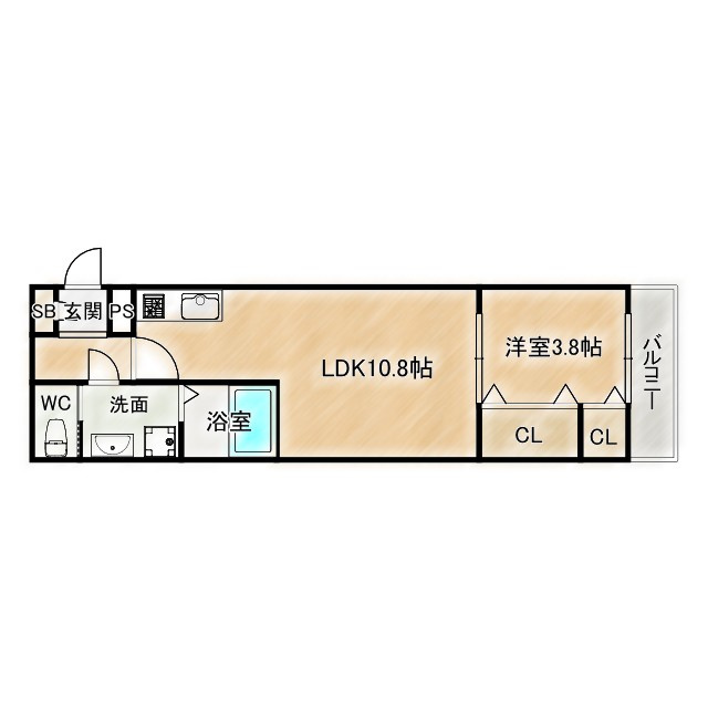 センターポートの間取り