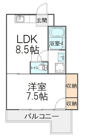 クラウンマンション曳舟の間取り