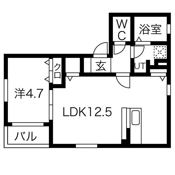 NAGOYA the CASTLE Sの間取り