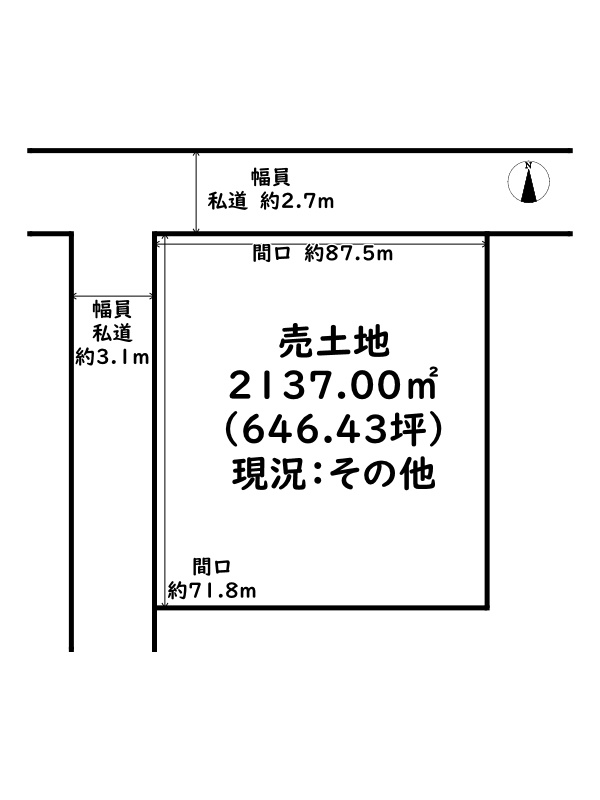 たつの市御津町岩見/売土地の土地図