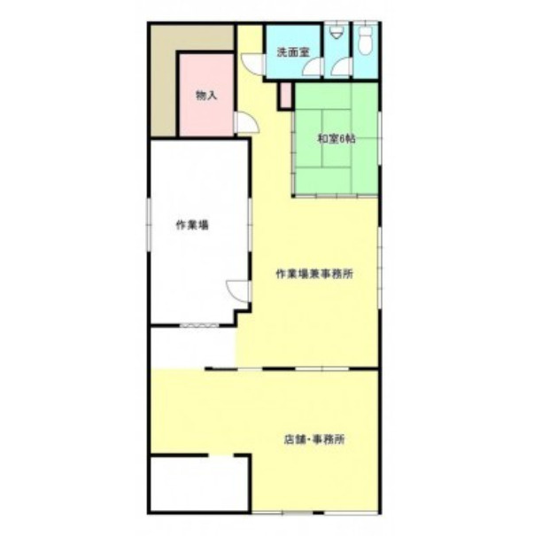 伊達市鹿島町7-7テナントの間取り