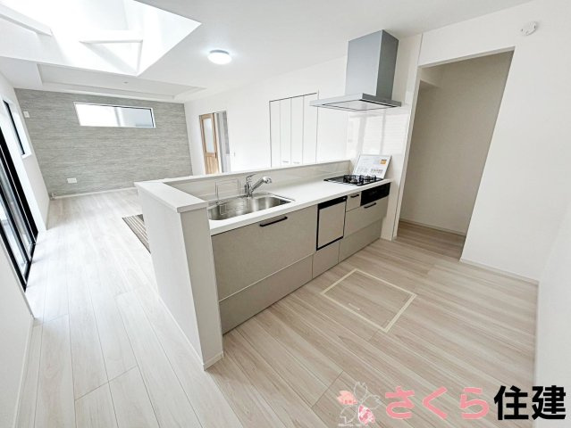 宇都宮市双葉5期　2号棟のキッチン