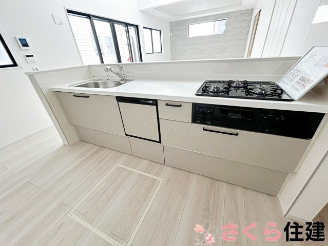 宇都宮市双葉5期　2号棟のキッチン