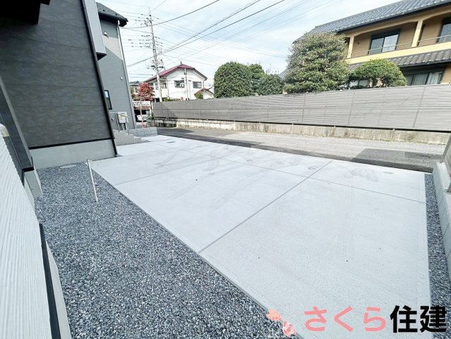 宇都宮市双葉5期　2号棟の駐車場