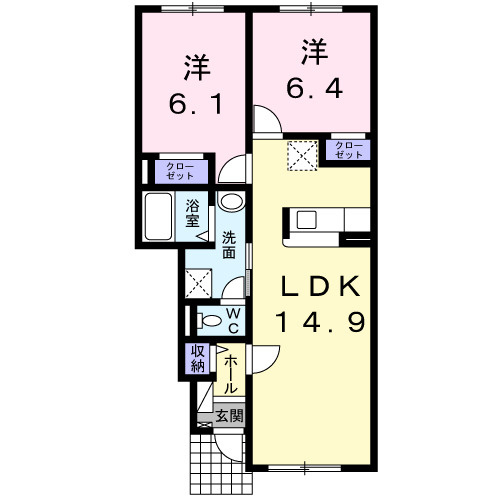 アンジュの間取り