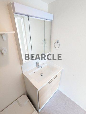 【洗面所】 | ハーモニーテラス景勝町 | スペースが確保できる洗面所です