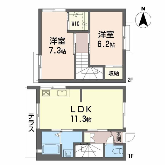 【間取り】 | 第三津田ハイツ