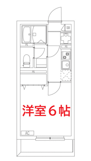 【間取り】 | ラヴィ・コンフォート | 間取りです