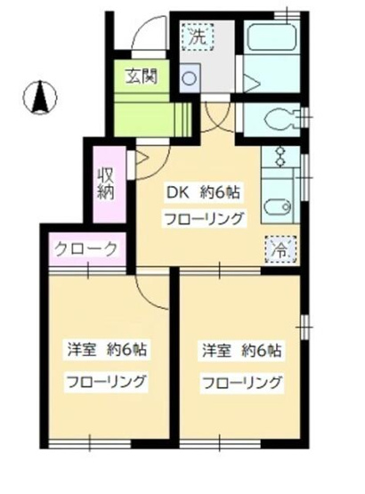 【間取り】 | ソレイユ久が原
