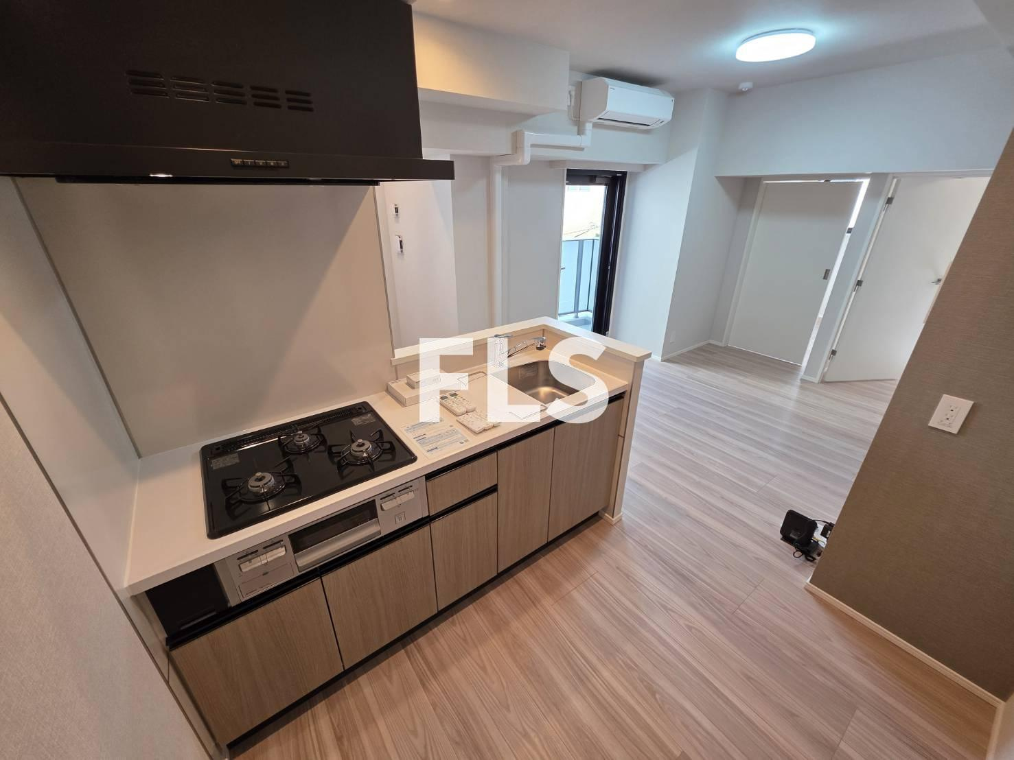 文京区千駄木１丁目の賃貸マンションのキッチン