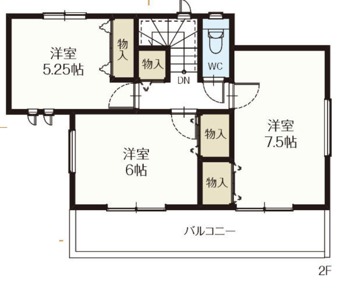 【仲介手数料無料】所沢市小手指台５期全１棟　所沢市の不動産なら西武ハウジングの間取り