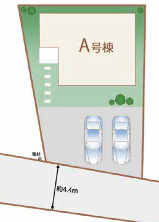 【仲介手数料無料】所沢市小手指台５期全１棟　所沢市の不動産なら西武ハウジングの区画図