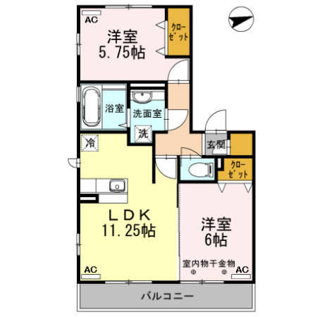 リルシアの間取り
