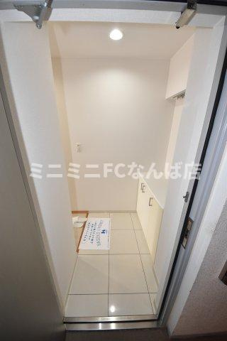 ルクレ北堀江の玄関