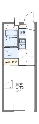レオパレスカサブランカⅡの間取り
