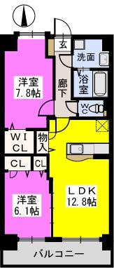 【間取り】 | ウエストビレッジ姪浜