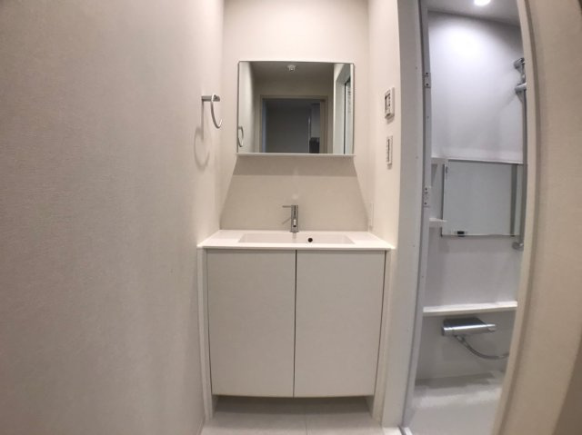 ART RESIDENCE IN KASHIWA-no-HA～アートレジデンスインカシワノハ～の独立洗面台