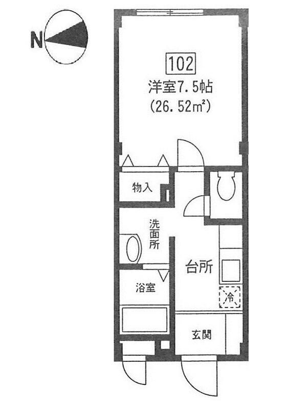 アドバンテージ本牧の間取り