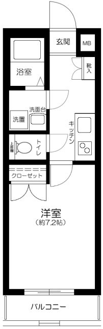 エクセリア荻窪の間取り