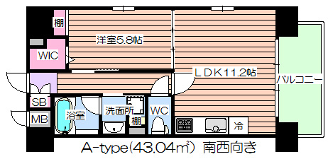 【間取り】 | ヴァンドーム梅田北