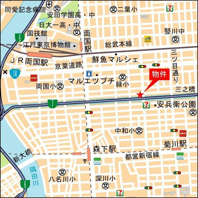 墨田ＭＩＫＡＧＥの地図