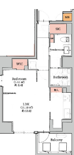 【間取り】 | リンクハウス松屋町residence