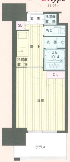 【間取り】 | No111 CLUB ORIENT BLD TRADING TOWER