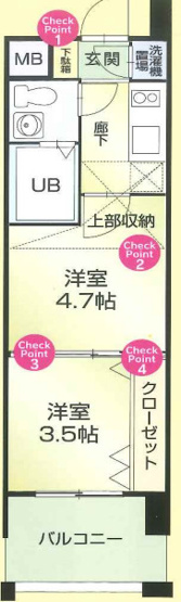 【間取り】 | ORIENT BLD No.54 Wes-project 博多駅南