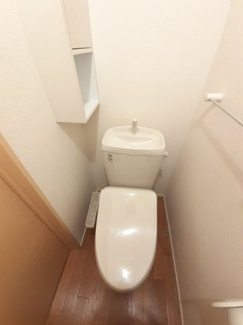 【トイレ】 | アルドーレＢ | 落ち着いた色調のトイレです