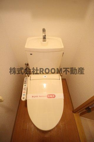 サンタプレイスのトイレ|落ち着いたトイレです