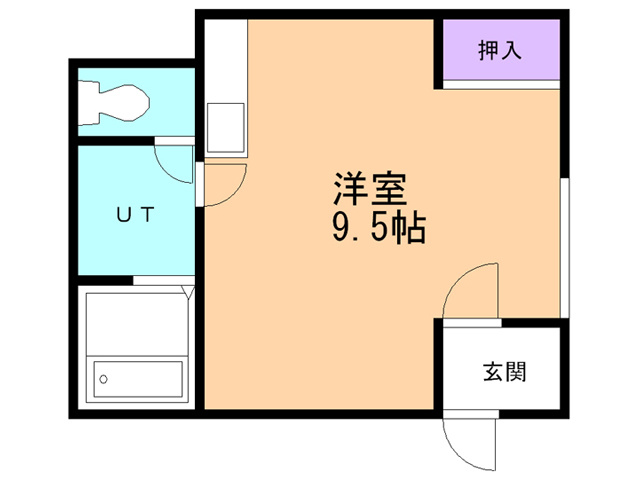 新富ハウスの間取り
