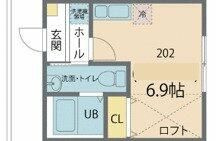 カインドネス港南２号棟の間取り