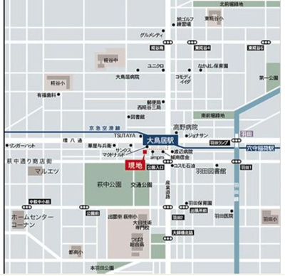 【地図】 | ライブコート大鳥居