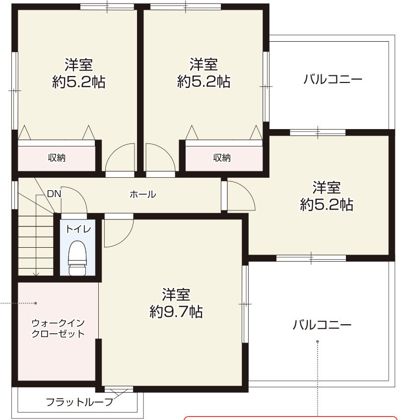 【仲介手数料無料】狭山市東三ツ木８期全１棟　狭山市の不動産なら西武ハウジングの間取り