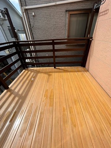 千駄木4丁目戸建てのバルコニー