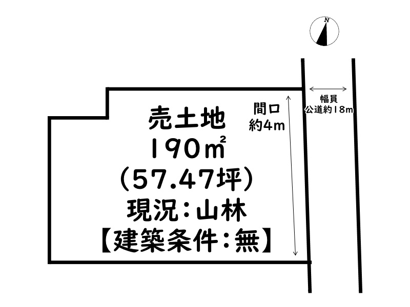 姫路市八家/売土地の土地図