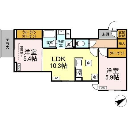 D-Glanzの間取り
