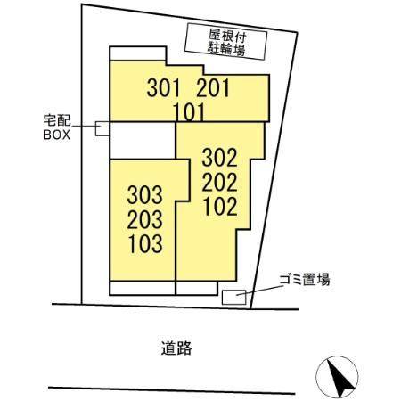 D-Glanzの玄関